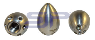 Egg nozzle with 4 front jets