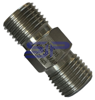 9/16"-18UNF (5 mm.)Type M bu beide zijden
