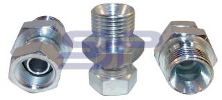 ½"BSPM - 3/8"BSPF Swivel nut