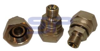 ¼"BSPM - ½"BSPF Swivel nut