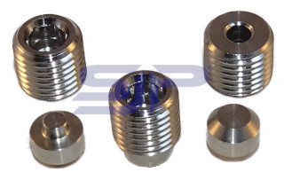 ⅜"UNF Blindplug Binnenzeskant voor nozzle 3546 + 3024