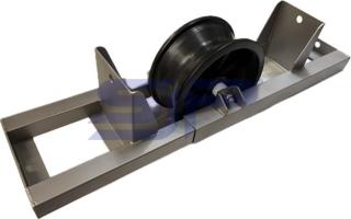 Slanggeleiding frame rvs