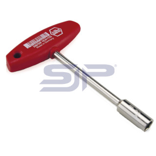 Socket wrench with cross handle