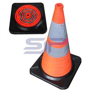 Collapsible safety cone big